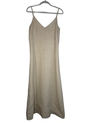 Jenni Kayne Breeze Linen Slip Dress in Tan Size X-Small | eBay Jenni Kayne Breeze Linen Slip Dress in Tan Size X-Small | eBay