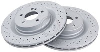 2X A.B.S. Bremsscheibe 18485 FüR MERCEDES-BENZ