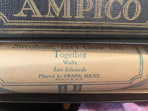 AMPICO Piano Roll 215971 Sweetheart Lets Grow Old Together Waltz Frank Milne '26 - Picture 3 of 3