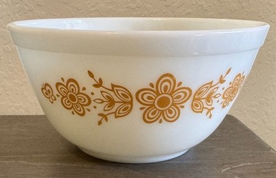 7'' Mixing Bowl Butterfly Gold Corelle by Corning Corelle 402 nesting