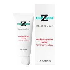ZeroSweat Antiperspirant 20% Deodorant Lotion | Clinical Strength Hyperhidrosis
