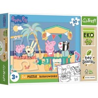 Trefl Doppelseitiges Puzzle Peppa Pig Maxi 30 Teile Eco