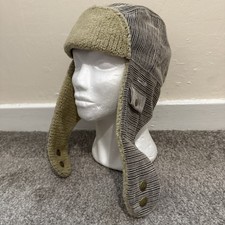 Kangol Trapper Hat Mens Medium Beige Tonic Cord Corduroy Retro Deadstock New
