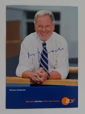 Markus Schächter-ZDF-original autograph-approx. 15x10cm-autograph card