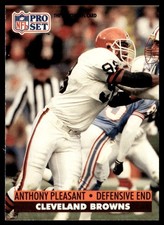 1991 Pro Set Anthony Pleasant Cleveland Browns #475