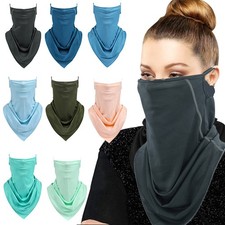 UV Protection Face Mask Windproof Scarf Breathable Balaclava Cooling Neck Gaiter