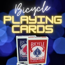 BICYCLE POKER PLAYING CARDS - RED - Magic  Party Tricks