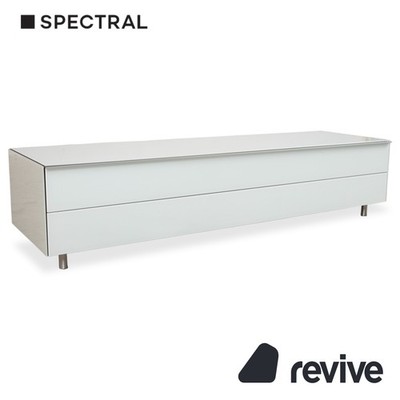 Spectral Glass Sideboard White Manual Function, 166 x 50 x 32 cm