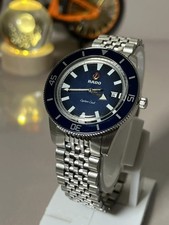 Rado Captain Cook Blue Vintage Dial Automatic Men  s Swiss Watch Stainless Steel