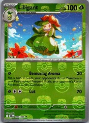 Lilligant 007/086 Black Bolt Master Ball Pattern Holo Uncommon