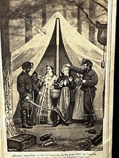 Antique Civil War Cdv Photo Jefferson Davis Caught Dressed As Woman Confederate