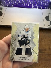 Clayton Keller Gold Material Dual Jersey 210/299 2025-26 Upper Deck Artifacts