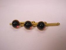 5/16" Red Glass Domes Vintage Formal Tuxedo Prom Shirt Stud set e22
