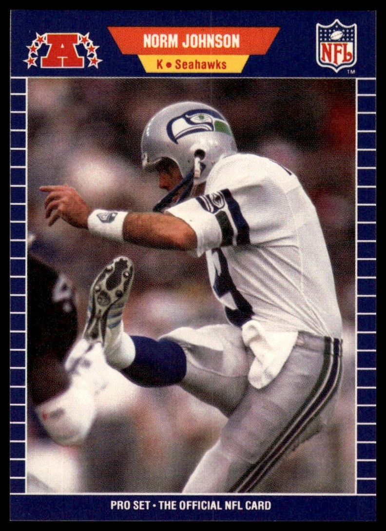 1989 Pro Set #394 Norm Johnson
