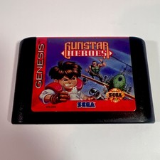 Gunstar Heroes for Sega Genesis - Cartridge Only. Authentic and tested. 