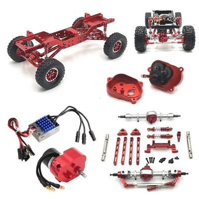 Für 1/12 MN82 LC79 MN78 RC Front Rear Assembly Kits Frame Chassis Upgraded Teile