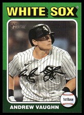 Andrew Vaughn 2024 Topps Heritage #554 White Sox Insert ? SEE SCAN! FREE SHIP
