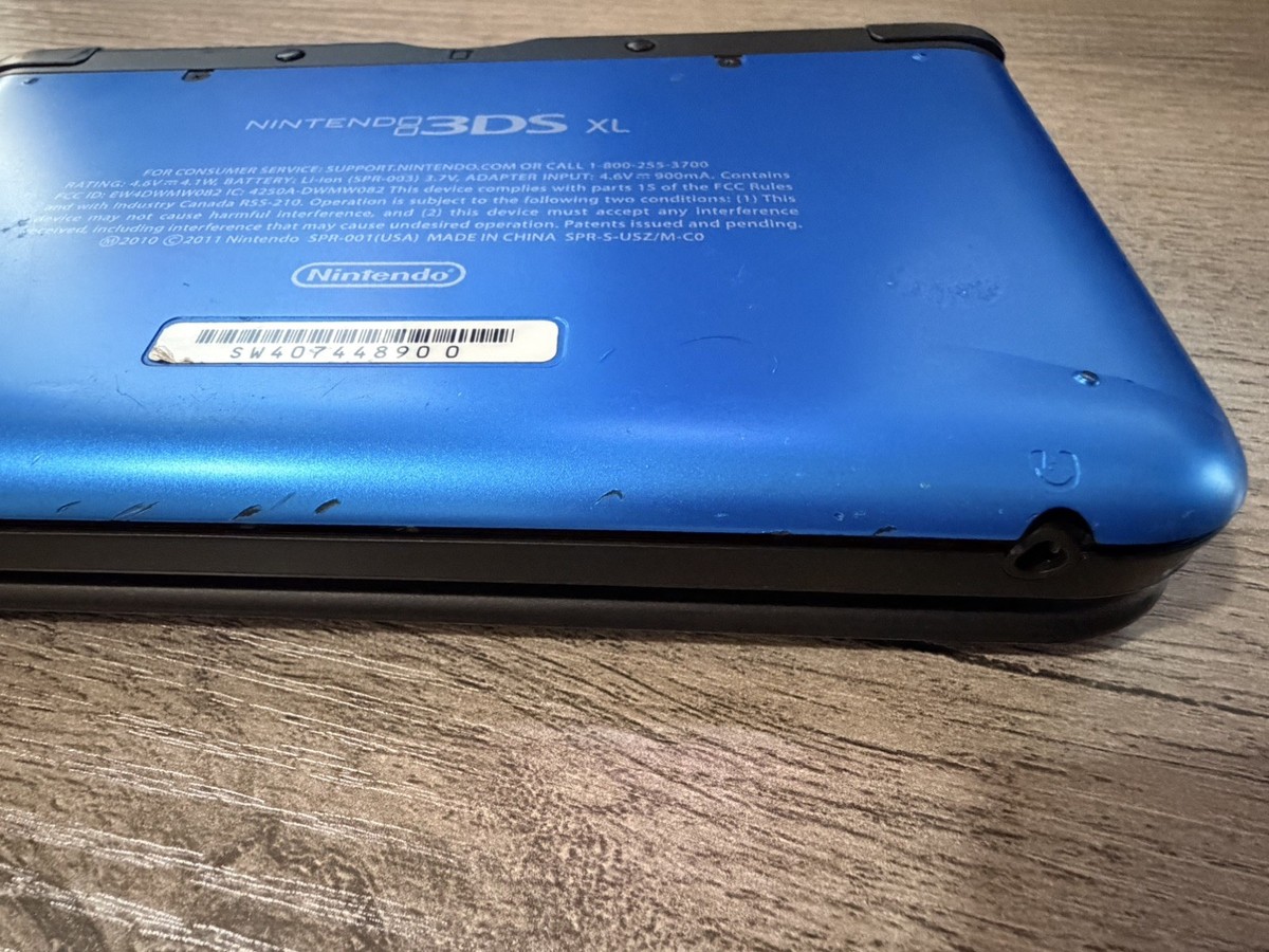 Nintendo 3DS XL Handheld System - Blue/Black used | eBay