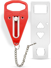 Portable Door Lock Extra Lock for Additional Privacy and Safety in Home, Hotel,