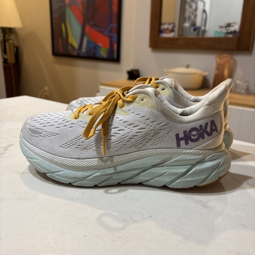 Womens Hoka Clifton 8 Wide Running Shoes 1121375-BDBW Size 6.5 D Wide