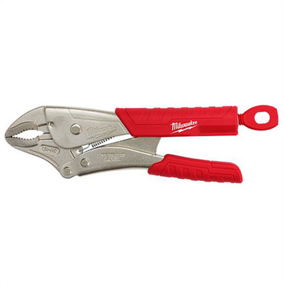 48-22-3410Milwaukee Tool 10'' Locking Pliers  Curved Jaw w/ Durable Grip 