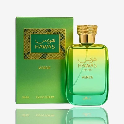 Rasasi Hawas Verde EDP 3.4oz for Men Long Lasting Cologne Spray