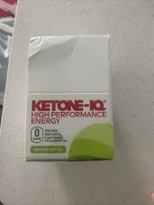 Ketone-IQ Energy Shots with Caffeine, 2FL Oz, 6-Pack Green Apple