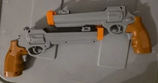Set of 2 Nintendo Wii Eagle3 Gunslingers Western Revolver Pistol Gun - Tested