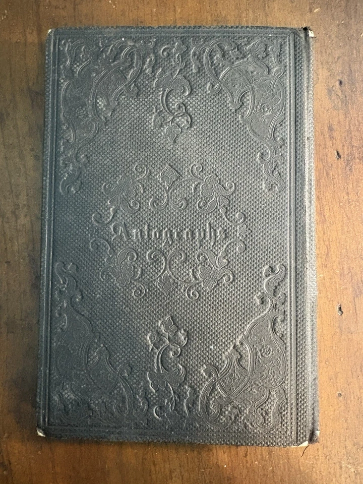 1862年亲笔签名专辑带早期肖像照片 — 第 4/4 张图片