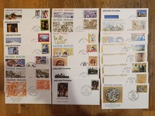 Polynesie timbre FDC 22 enveloppes 1er Jour Année 1993 complète super état 