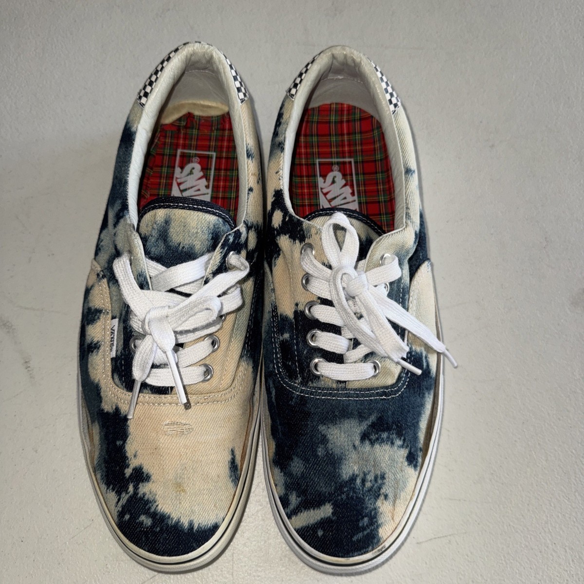 Vans Supreme Bleach Era 11 Rare Vtg Blends Bape Box Logo Wtaps