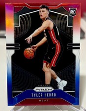 TYLER HERRO 2019-20 Panini Prizm Basketball RED WHITE BLUE PRIZM Rookie Card. rookie card picture