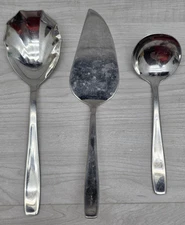 Heritage Mint 18/10 Stainless Cestello Pattern Serving Set of 3 Flatware