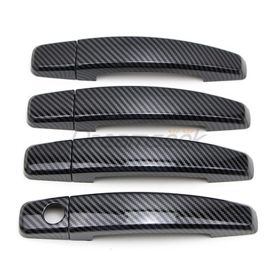 Exterior Door Handle Cover for Chevrolet Cruze Malibu 2013 2014 2015 Carbon Look