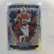 Panini Rookies & Stars Crusade Prizm Drake Maye #29 2025 Patriots Football Card