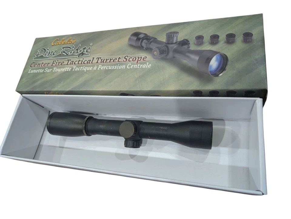 Mira telescópica de torreta múltiple Cabela's Pine Ridge 3-12x40 - SF mate - impermeable Foto 2 de 4