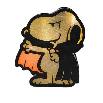 Roman Snoopy Vampire Lighted Figurine Peanuts & Doghouse Spooky