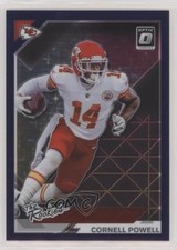 2021 Panini Donruss Optic The Rookies Purple Stars Prizm 5/25 Cornell Powell 8em