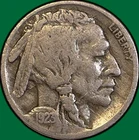 1923-S Buffalo Nickel Fine F Coin, Scratch #36234