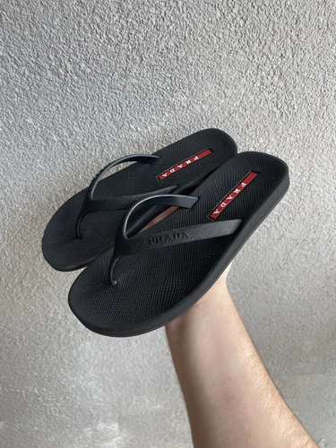 PRADA SANDALI INFRADITO NERI uomo taglia 5 5