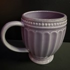 LENOX "FRENCH PERLE" LAVENDER,STONEWARE MUG, NM COND — photo 3