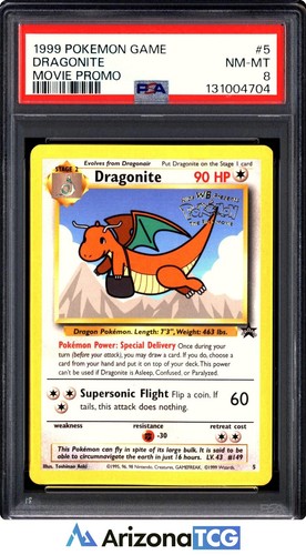 Dragonite graded PSA 8 for sale on eBay