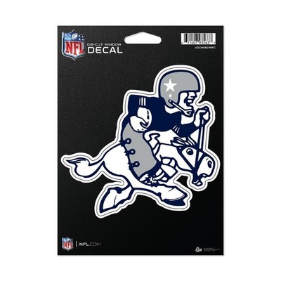 Dallas Cowboys Retro Logo 5 Inch Vinyl Die Cut Decal Sticker, Full Adhesive Back