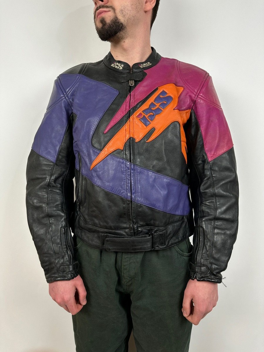 Ixs Leather Jacket 500 Rupees Men's Vintage IXS Hype Multicolor