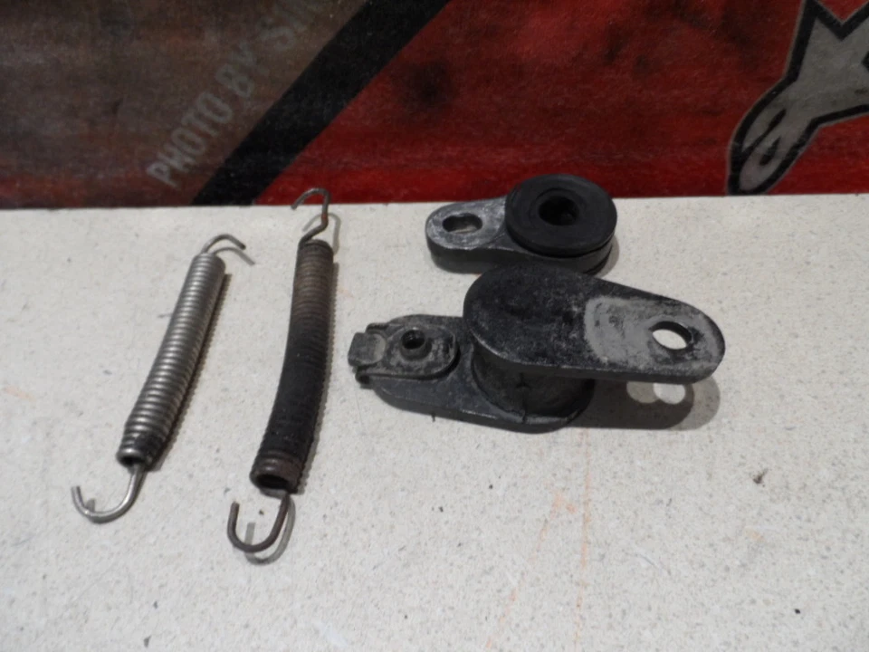 1993 HONDA CR 250 MOLAS DE ESCAPE + SUPORTES 93 CR250R - Imagem 2 de 4