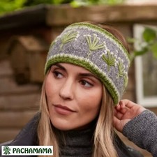 Pachamama - Cow Parsley Embroidered Design Headband Ear Warmer