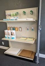 Gondola Shelving Metal Grocery Store SHELVES Used Fixtures DARLING Island