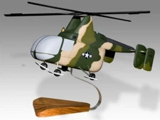 Kaman HH-43B USAF Desk Wood Helicopter New Model Small Scale 1/24