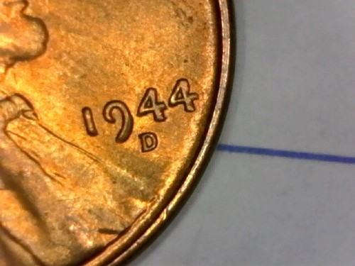 1944 D DDO Double Die Obverse FS-101 Lincoln Wheat Cent BU UNCIRCULATED