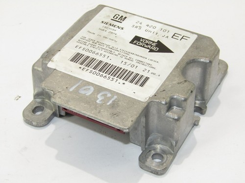 Opel Omega B2 2,2D 24420101 Airbagsteuergerät airbag computer module ecu 2002